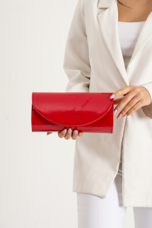 Rote Abendkleid-Tasche, Portfolio-Tasche, Clutch-Tasche - 2