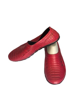 Rote Wanderschuhe - 3