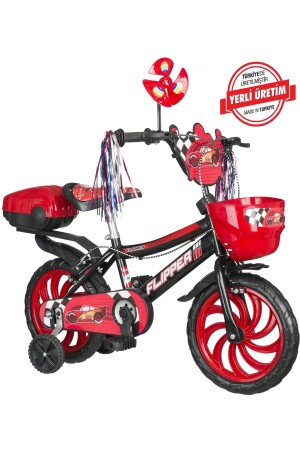 Rotes Kinderfahrrad mit 15 Rädern 15JFLPKRED - 2