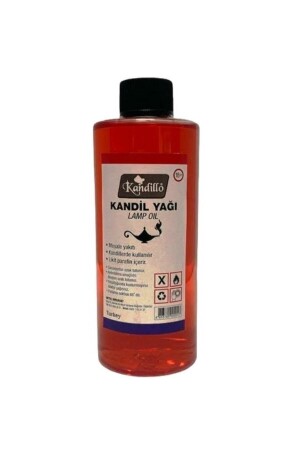 Rotes Lampenöl, geruchlos, rauchfrei, Gaslampenbrennstoff für den Innenbereich, 250 ml - 2