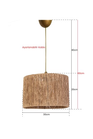 Roue Sarkıt Avize Hasır SH326 - 4