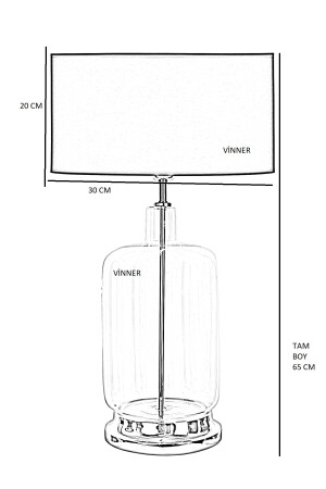 Rouen Gold Base Modern Special Design Glass Lampshade Cream Wawe Patterned GLROU05 - 4