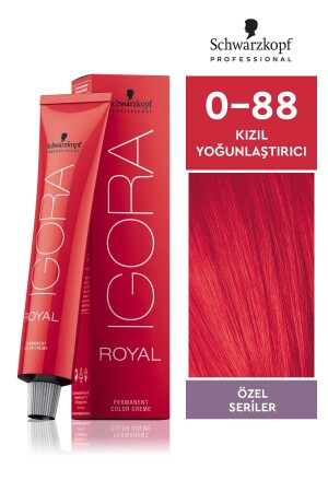 Royal 0-88 Kızıl Yoğunlaştırıcı Saç Boyası 60 ml - 1