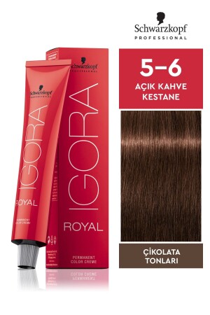 Royal Çikolata Tonları 5-6 Açık Kahve-kestane 60ml - Igora