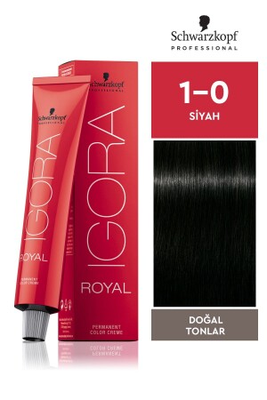 Royal Doğal Tonlar 1-0 Siyah 60 ml 4045787205824 - 2