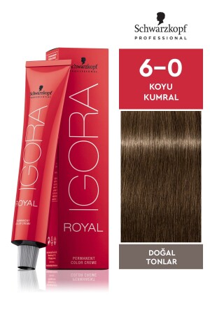 Royal Doğal Tonlar 6-0 Koyu Kumral 60ml - 1