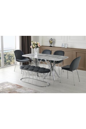 طاولة الطعام المرنقة المملكية من MNZ 90*160 سم - Erezogulları Mobilya