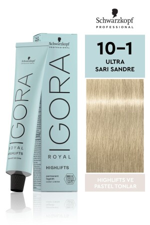 Royal Highlifts Pastel Tonlar 10-1 Ultra Sarı - Sandre Saç Boyası 60ml - 2