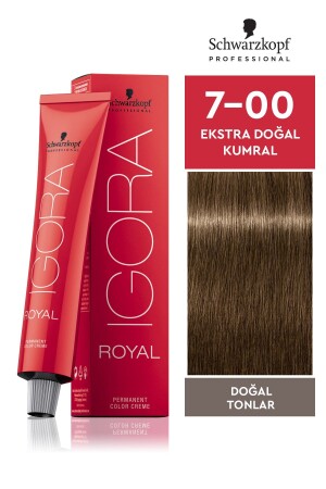 Royal Natural Tones 7-00 Extra Natural Auburn Haarfärbemittel 60 ml - 2