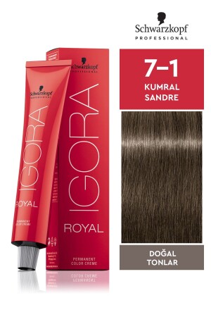 Royal Natural Tones 7-1 Auburn Sandre Haarfärbemittel 60 ml - 1