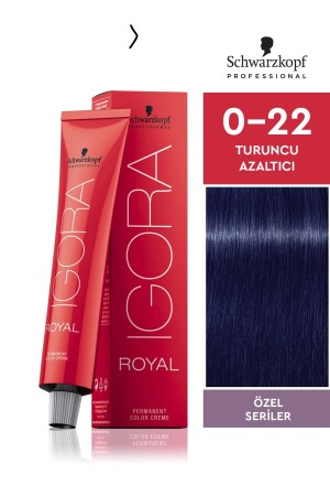 MNZ-Royal سلسلة خاصة 0-22 البرتقالية تقليل لون الشعر 60ml - Schwarzkopf