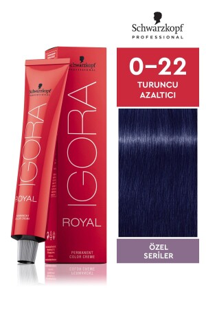 Royal Özel Seriler 0-22 Turuncu Azaltıcı Saç Boyası 60ml - 2