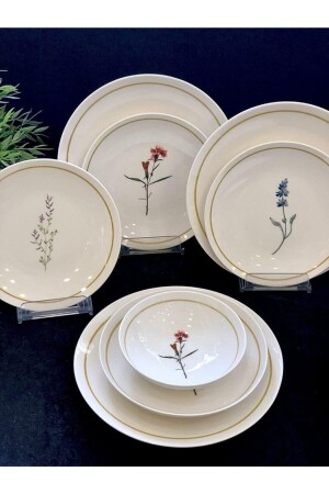 Royking Lavander All Design 24 Parça Yemek Takımı Lvn 001 - Roy King