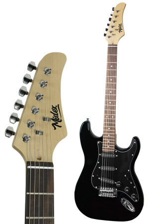 Rph-30bk Rose Griffbrett Strat Case SSS E-Gitarren-Set 22795 - 2