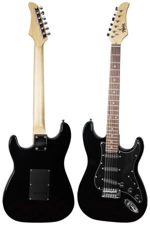 Rph-30bk Rose Griffbrett Strat Case SSS E-Gitarren-Set 22795 - 4