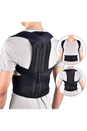 Rücken-Korsett für aufrechte Haltung, orthopädische Taille, Anti-Buckel, medizinischer Bügel, Schulter, Unisex - 4