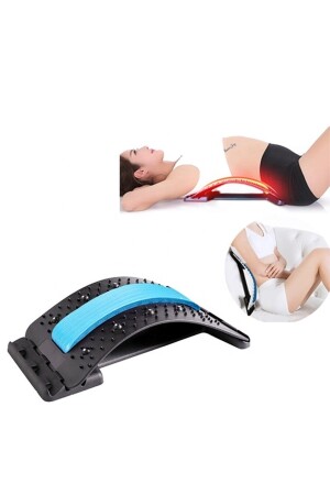 Rücken Taille Massage Bahre Haltung Korrektor Bahre Multi-Level-Rücken Stretching Gerät Übung RDNOMRDZ1 - 1