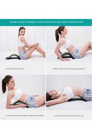 Rücken Taille Massage Bahre Haltung Korrektor Bahre Multi-Level-Rücken Stretching Gerät Übung RDNOMRDZ1 - 2