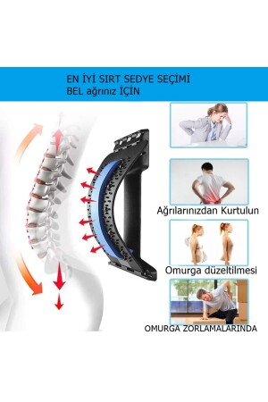 Rücken Taille Massage Bahre Haltung Korrektor Bahre Multi-Level-Rücken Stretching Gerät Übung RDNOMRDZ1 - 3