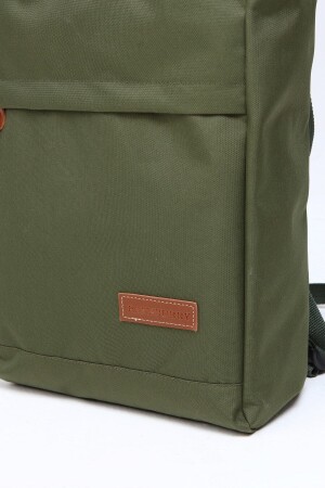 Rucksack Damen, Grüne Tasche, Schultasche, Drei-in-Eins-Schulterhandrucksack k01 - 8