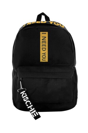 Rucksack Schriftzug Detaillierte Schulsporttasche I Need You KSCH-101 - 1