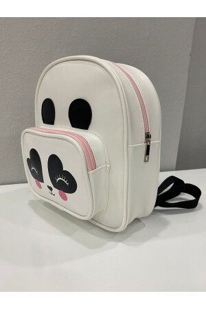 Rucksack Weißer Panda mit Herz und niedlichem Tiermuster - 3