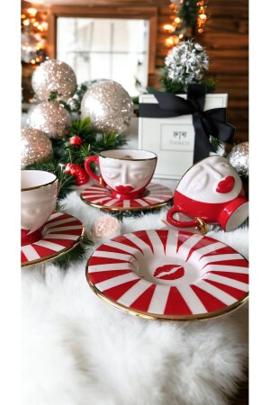 Rukiye Double Kiss Rote Teetasse T02SM02 - TodAndCo