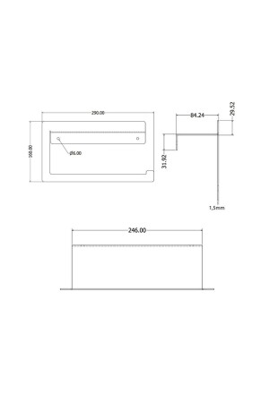 Rulo Kağıt Havluluk Peçetelik Banyo Düzenleyici Siyah Kagıt Havlu Askısı - 6