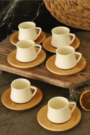 Rumeli - Set mit 6 Kaffeetassen Atbyhome-rml6 - Bambum