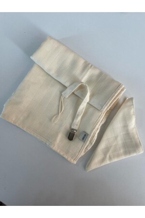 MNZ-Run Baby 100٪ القطن الطفل المسلين مجموعة (80x90cm غطاء + Scarf + سدرة) - runbaby