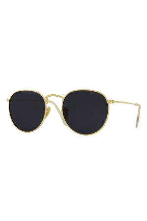 Runde goldene Sonnenbrille aus polarisiertem Metall RUNDES GOLD - 2