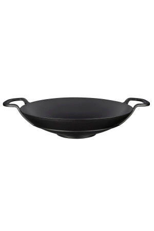 Runder Wok aus Gusseisen, massiver Doppelgriff aus Gusseisen, Durchmesser (Ø) 38 cm. TYC00135397290 - 3