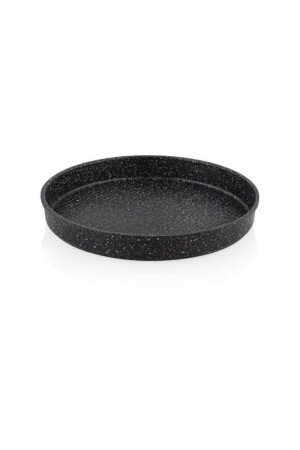 Rundes Tablett aus gegossenem Granit, 32 cm, Schwarz Tac-6299 TAC-6299 - 3