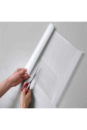 Rutschfeste transparente Schubladen-Regalabdeckung für Schränke, geeignet für Kühlschrank, Küche, 45 cm x 10 Meter HBSRCEV10 - 3