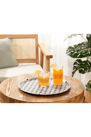 Rêve Bleu Oiseau Yuvarlak Tepsi 1KTEPS1828-8682116306102 - Madame Coco