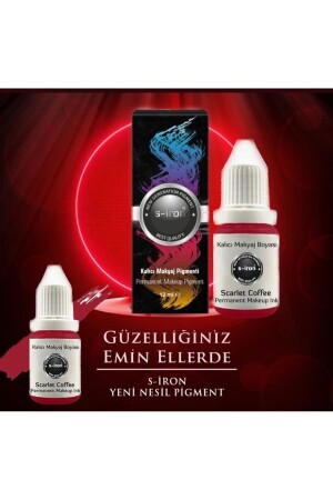 S-iron Kalıcı Makyaj Dudak Boyası Scarlett Coffe 12ml SRN-01SCRLT - 4