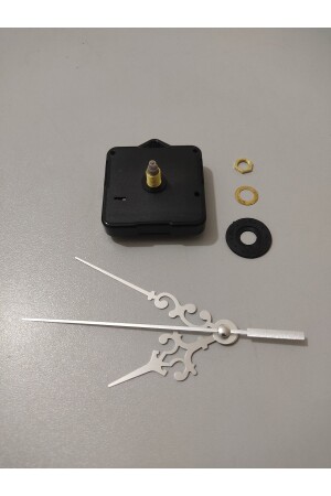 Saat Mekanizması- Akar Sessiz Duvar Saat Mekanizması 16 Mm -akrep-yelkovan-saniye-askılı - Exizticaret