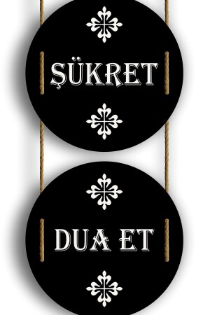 sabret şükret dua et tablo hediyelik - 6