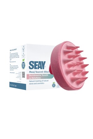 فرشاة رعاية الشعر من قبل (MNZ) - شامبو لمساج الرأس - فرشاة الاستحمام - Seay