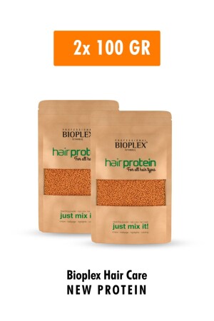 Haarpflegeprotein – Spezialprodukt gegen Schäden beim Aufhellen und Färben der Haare 2x100 g – 2 Packungen - Bioplex