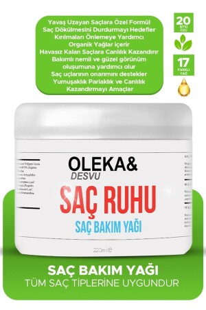 Saç Bakım Yağı Saç Ruhu I 17 Farklı Yağlı Özel Formül -Tüm Saç Tipleri Için Uygundur - 220 Ml 8683675683031 - 1