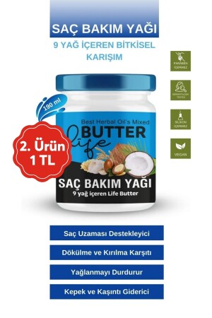 Saç Besleyici Güçlendirici Vitamin Sağlayıcı Saç Bakım Yağı 190 Ml - 2