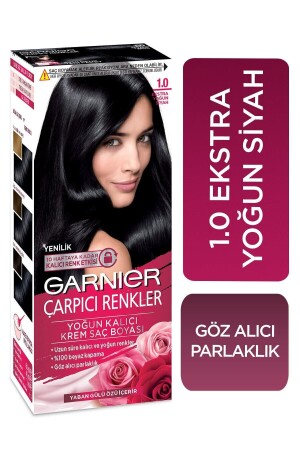 Saç Boyası - Çarpıcı Renkler 1.0 Ekstra Yoğun Siyah 3600541136908 - 1