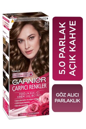 Saç Boyası - Çarpıcı Renkler 5.0 Parlak Açık Kahve 3600541136977 - 1