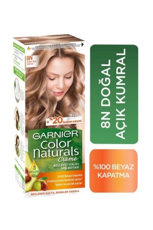 Saç Boyası - Color Naturals 8N Doğal Açık Kumral 3600541915893 - 1