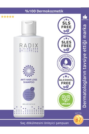 Saç Dökülme Karşıtı Şampuan - Anti Hair Loss Shampoo 200 Ml 8681877436219 - Radix