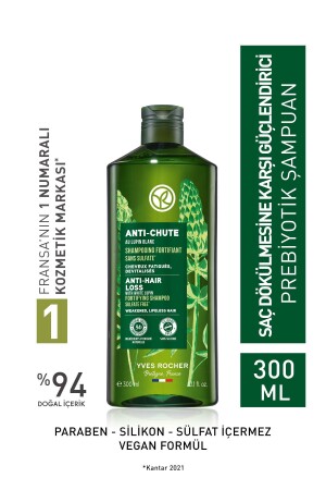 Saç Dökülmesine Karşı (anti-chute) Güçlendirici Prebiyotik Şampuan - Sülfatsız & Vegan-300 Ml - 2