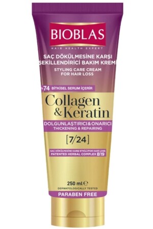 Saç Dökülmesine Karşı Şekillendirici Bakım Kremi 250 ml Collagen - Keratin - 2