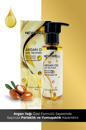 Saç Hacimlendirici-Besleyici ve Onarıcı Argan Özlü Saç Bakım Yağı 100 ml - 3