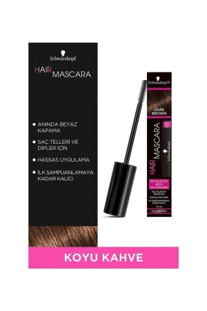 Saç Maskarası Koyu Kahverengi 16 Ml - 1